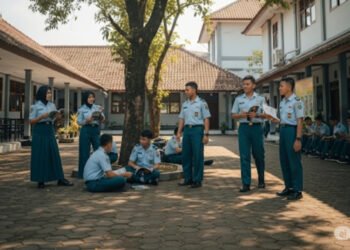 Ilustrasi sekolah kedinasan. (Dok. Gemini AI)