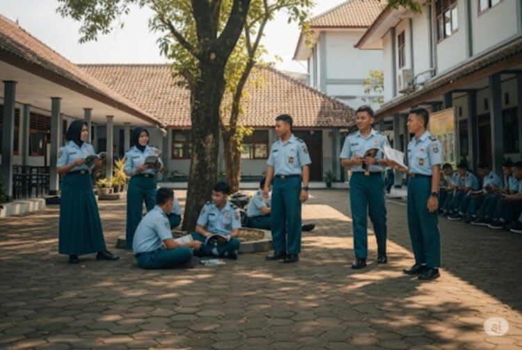 Ilustrasi sekolah kedinasan. (Dok. Gemini AI)