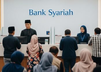 Ilustrasi Bank Syariah. (Dok. AI)