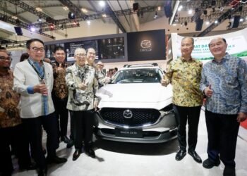 Promo penjualan dan layanan purna jual Mazda jadi daya tarik utama pengunjung. (Dok. FR/MMI/PB)