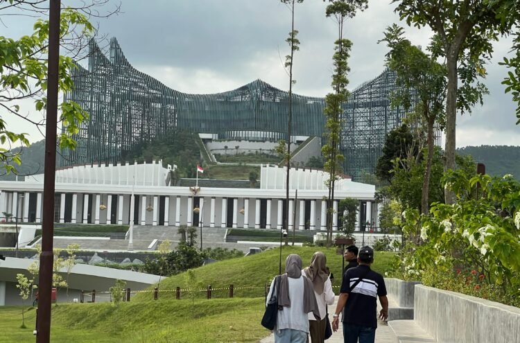 Pekerjaan infrastruktur di IKN Nusantara terus dikebut menjelang difungsikan sebagai ibu kota politik pada 2028. (Dok. IH/PortalBalikpapan)