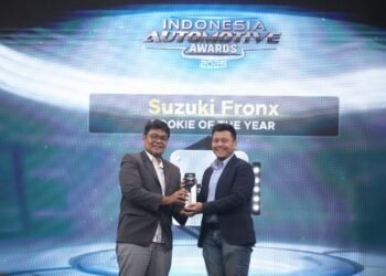 Penghargaan “Rookie of The Year” menambah daftar prestasi Suzuki Fronx di Indonesia. (Dok. IH/PortalBalikpapan)