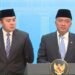 Tangkapan layar Menteri Sekretaris Prasetyo Hadi dan Seskab Mayor Tedy. (Dok. Youtube Sekretariat Presiden)