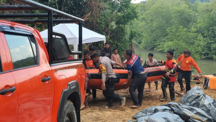 Operasi pencarian korban diterkam buaya di Sungai Kariangau resmi ditutup setelah dilakukan selama tiga hari. (Dok. Muhammad/PortalBalikpapan)