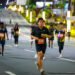 Para peserta Qubika Nusantara Glow Run 7K 2025 memeriahkan running event sejauh 7 kilometer di wilayah Nusantara saat malam hari. (Dok. Humas Otorita IKN)