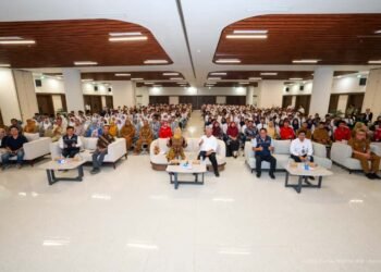 Ratusan pelajar Gen Z Sepaku mengikuti pelatihan pembuatan konten digital bertema “Glo-Up: 1000 Ide” bersama Otorita IKN dan ITB. (Dok. Humas Otorita IKN)