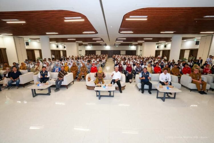 Ratusan pelajar Gen Z Sepaku mengikuti pelatihan pembuatan konten digital bertema “Glo-Up: 1000 Ide” bersama Otorita IKN dan ITB. (Dok. Humas Otorita IKN)