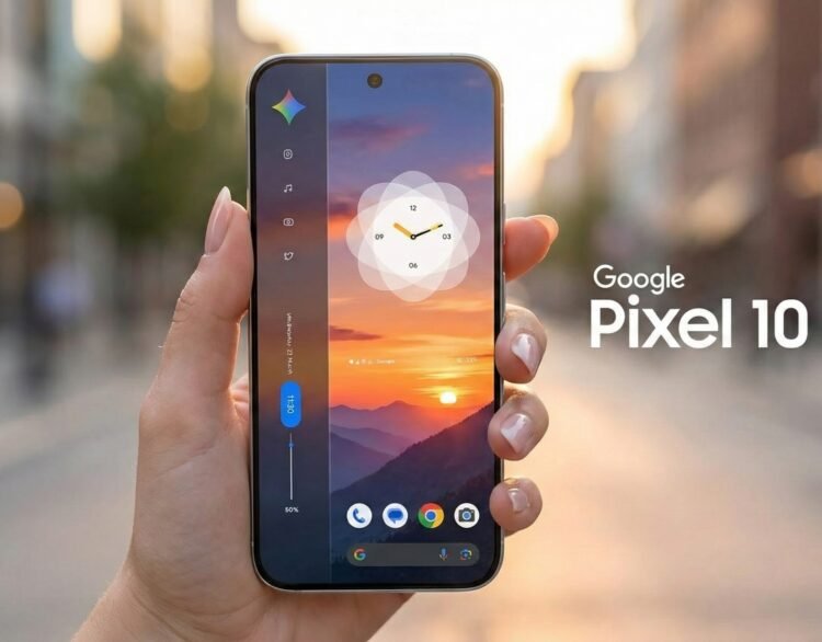 Ilustrasi Google Pixel 10. (Dok. Generated by AI)