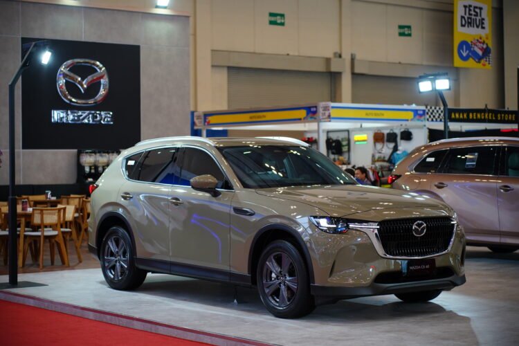 Mazda CX-80 tampil perdana di GJAW 2025, mengusung teknologi PHEV dan konsep human-centric. (Dok. IH/PortalBalikpapan)
