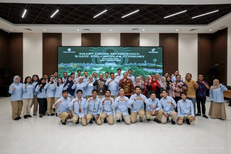 Otorita Ibu Kota Nusantara menggelar FGD Smart Green Technology untuk memperkuat pengelolaan sampah berkelanjutan di IKN. (Dok. Humaa Otorita IKN)