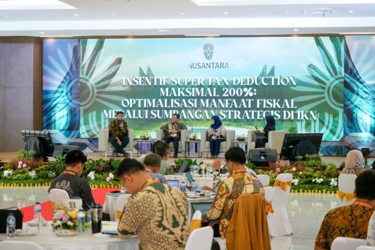 Sosialisasi fasilitas super tax deduction 200 persen untuk mendorong kontribusi swasta dalam pembangunan IKN. (Dok. Humas Otorita IKN)