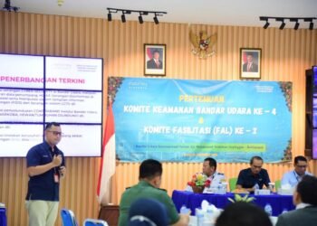 Koordinasi ASC dan FAL diperkuat jelang puncak Nataru di Bandara SAMS Sepinggan. (FOTO: MHD/PortalBalikpapan)