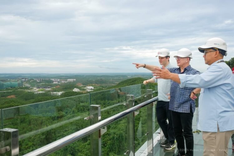 Dubes Belgia Tinjau Proyek Strategis IKN, Jajaki Peluang Kerja Sama. (Dok. Humas Otorita IKN)