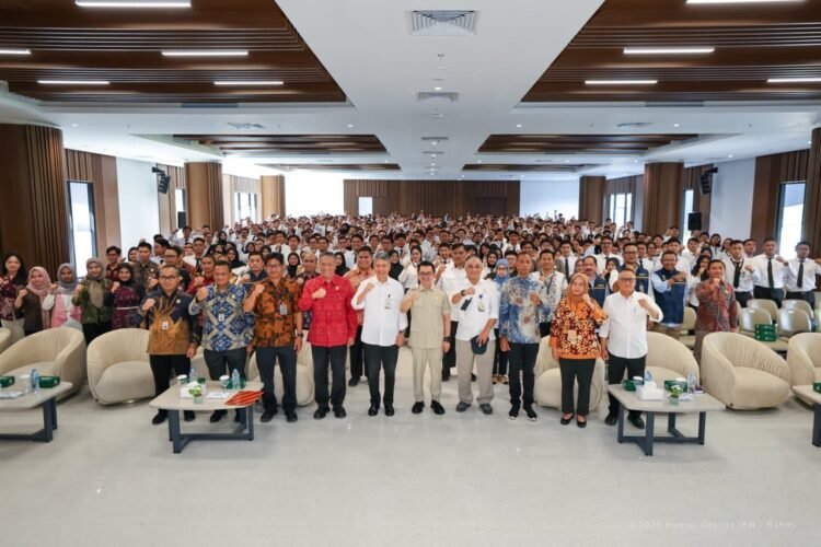 Sebanyak 572 CPNS Otorita IKN mengikuti penutupan Latsar CPNS 2025 di Nusantara, Kamis (18/12/2025). (Dok. Humas Otorita IKN)