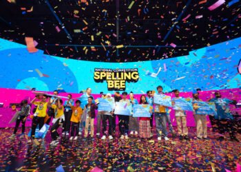 Para pemenang Kompetisi Nasional Spelling Bee English 1 di Balai Sarbini, Jakarta, belum lama ini. (Dok. MT/PortalBalikpapan)