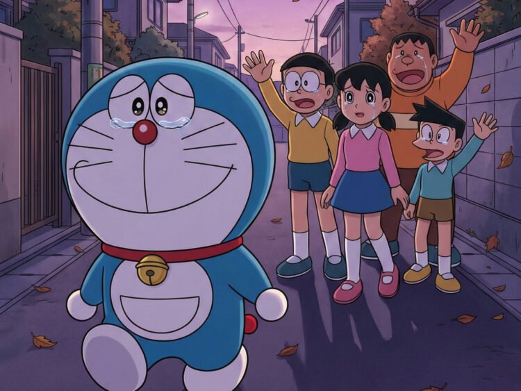 Ilustrasi Doraemon. (AI)