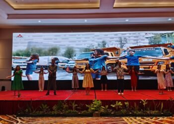 Mitsubishi Fuso menggelar peringatan 55 tahun operasional di Balikpapan, Jumat (24/1/2025). (Dok. Muhammad Taufik/PortalBalikpapan)