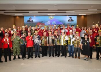 Suasana Mubes VII Persekutuan Dayak Kalimantan Timur di KIPP Nusantara. (Dok. Humas Otorita IKN)