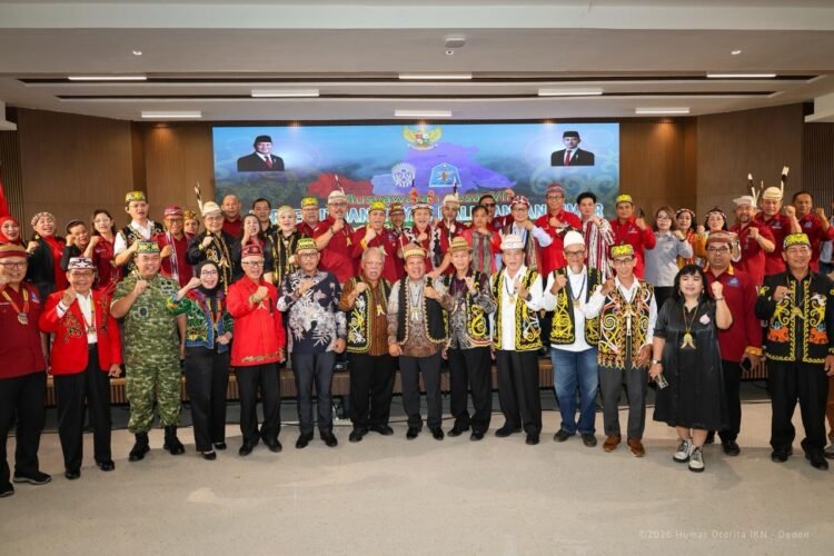 Suasana Mubes VII Persekutuan Dayak Kalimantan Timur di KIPP Nusantara. (Dok. Humas Otorita IKN)