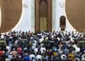 Ribuan jamaah melaksanakan Shalat Tarawih perdana 1 Ramadan 1447 H di Masjid Negara IKN, Nusantara, Rabu (18/2/2026). (Dok. Humas Otorita IKN)