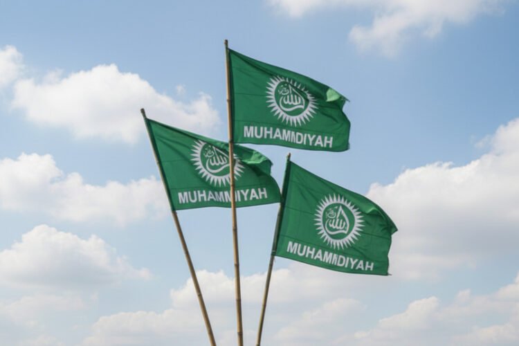 Ilustrasi bendera Muhammadiyah. (Dok. AI)