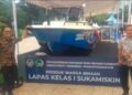 Kapal SB-6 karya warga binaan Lapas Kelas I Sukamiskin dipamerkan pada Indonesia International Motor Show 2026 di JIExpo Kemayoran, Jakarta, Februari 2026. (Dok. MT/PortalBalikpapan)