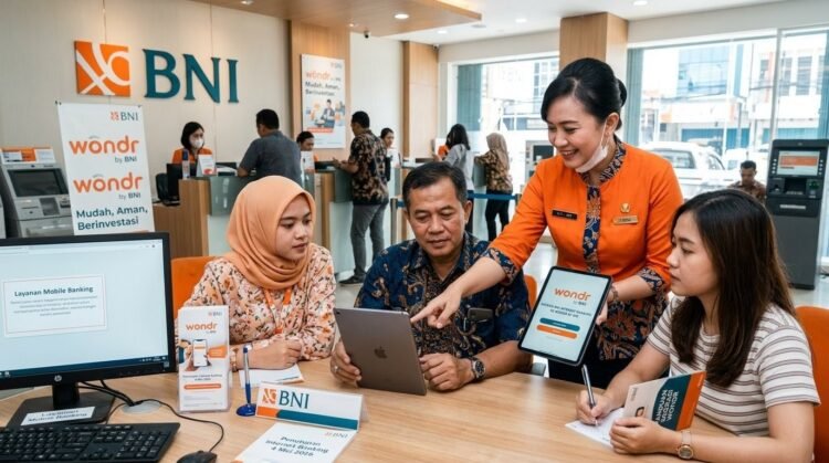 Ilustrasi pelayanan Bank BNI. (Dok. AI)