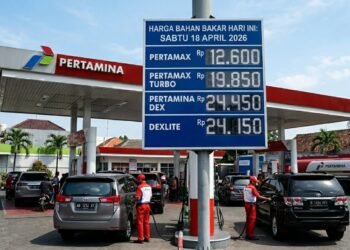 Ilustrasi SPBU. (dok. AI)