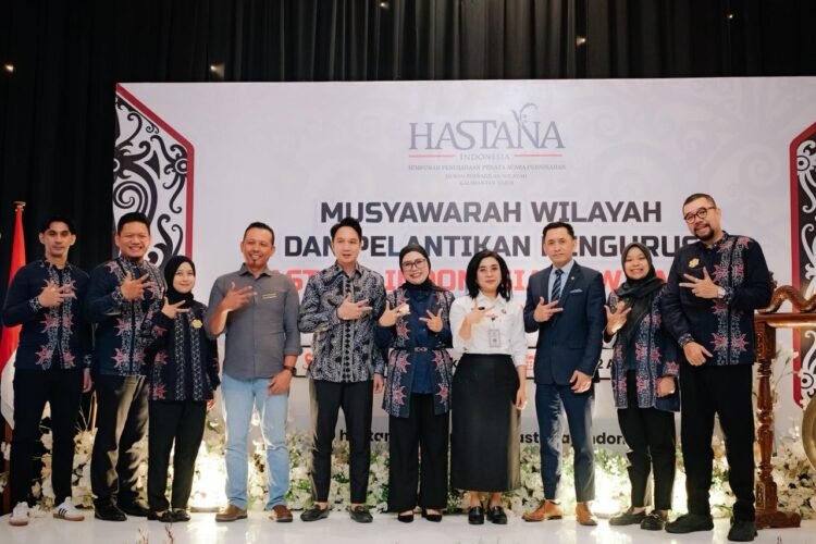 Muswil perdana Himpunan Perusahaan Penata Acara Pernikahan Indonesia Kaltim digelar di Platinum Hotel and Convention Hall, Rabu (22/4/2026). (Dok. IST)