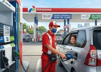 Ilustrasi pengisian BBM di SPBU. (Dok. AI)