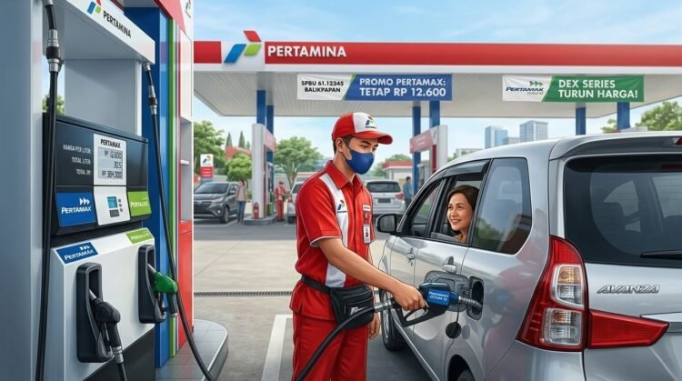 Ilustrasi pengisian BBM di SPBU. (Dok. AI)