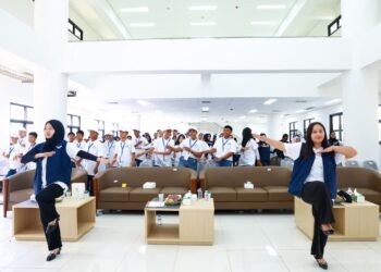 Angkatan pertama SNT 3 IKN memulai Masa Pengenalan Lingkungan Sekolah (MPLS) dengan diikuti 82 siswa SMP dan SMA. (Dok. Humas Otorita IKN)