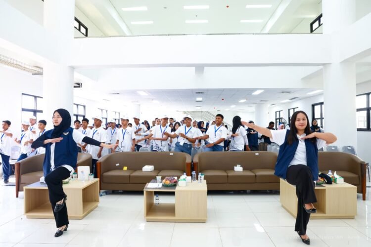 Angkatan pertama SNT 3 IKN memulai Masa Pengenalan Lingkungan Sekolah (MPLS) dengan diikuti 82 siswa SMP dan SMA. (Dok. Humas Otorita IKN)