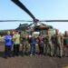 Helikopter Karakal disiapkan untuk mendukung operasi water bombing karhutla di kawasan IKN. (FOTO: Humas Otorita IKN)