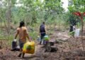 Warga Tinggalkan Tahura Bukit Soeharto Secara Sukarela. (Dok. Humas Otorita IKN)