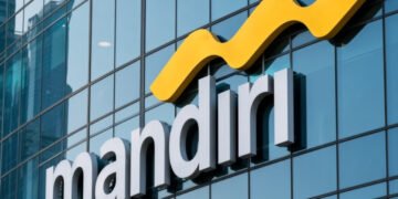 Ilustrasi Bank Mandiri. (Dok. AI)