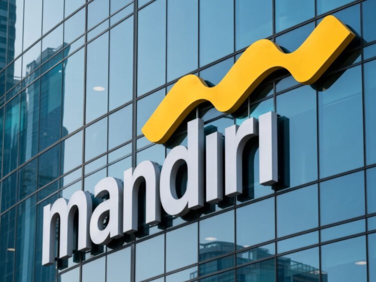 Ilustrasi Bank Mandiri. (Dok. AI)